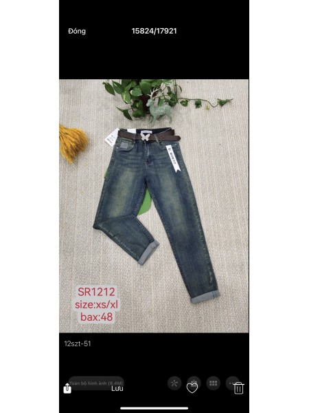 Spodnie Jeansy damskie , size xs-xl, paczka 12szt