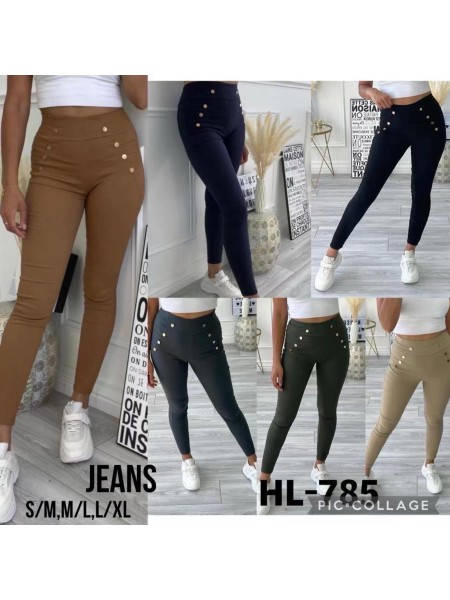 Spodnie  Jeansy damskie , size s-xl, paczka 12szt ,mix kolor