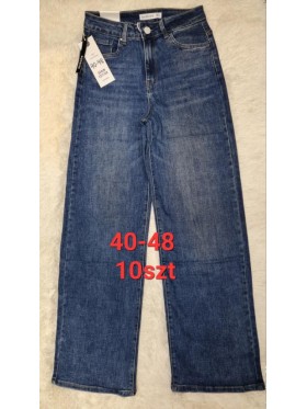 Spodnie  Jeansy damskie , Bigsize 40-48, paczka 10szt ,