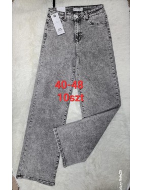 Spodnie  Jeansy damskie , Bigsize 40-48, paczka 10szt ,