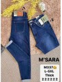 Spodnie   Jeansy damskie M'sara , Bigsize l-5xl, paczka 12szt ,