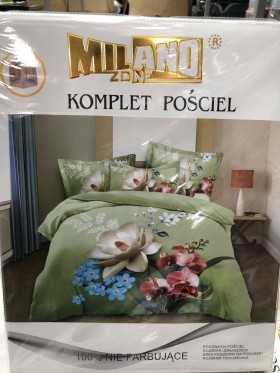 Komplet pościeli 100% satyna - bawełna 3 Częściowy Rozmiar : 200/220