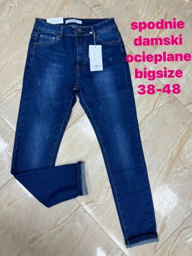 Spodnie  Jeansy damskie , Bigsize 38-48, paczka 12szt ,