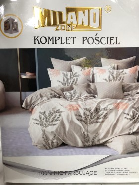 Komplet pościeli 100% satyna - bawełna 3 Częściowy Rozmiar : 200/220