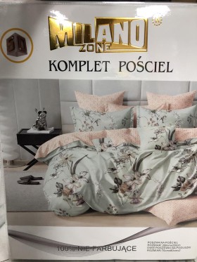 Komplet pościeli 100% satyna - bawełna 3 Częściowy Rozmiar : 200/220