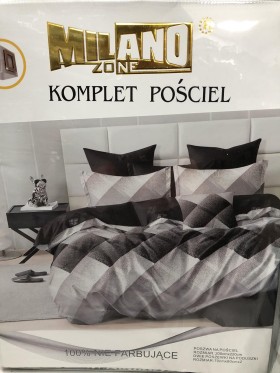 Komplet pościeli 100% satyna - bawełna 3 Częściowy Rozmiar : 200/220