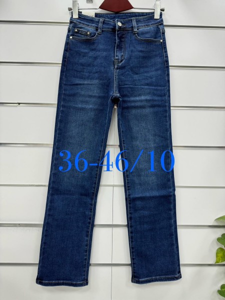 Spodnie  Jeansy  damskie  , size 36-46, paczka 10szt ,