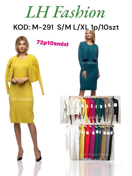 Komplety damskie Włoskie, size s-xl, paczka 10szt ,Mix kolor