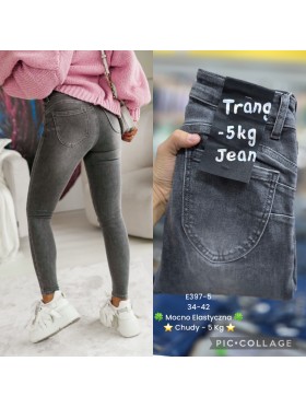 Spodnie  Jeansy  damskie , size 34-42 . paczka 10szt ,