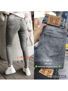 Spodnie  Jeansy  damskie , size 34-42 . paczka 10szt ,