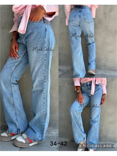 Spodnie  Jeansy  damskie , size 34-42 . paczka 10szt ,