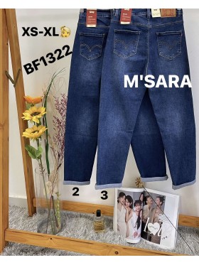 Spodnie Jeansy damskie M'sara , size xs-xl, paczka 12szt ,