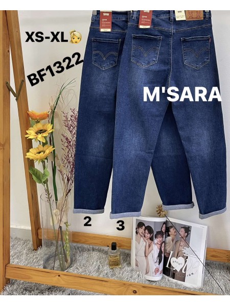 Spodnie Jeansy damskie M'sara , size xs-xl, paczka 12szt ,