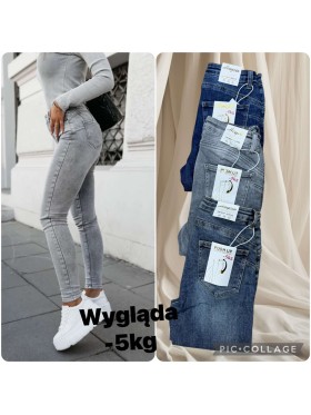 Spodnie Jeansy damskie , size xs-xl, paczka 12szt ,