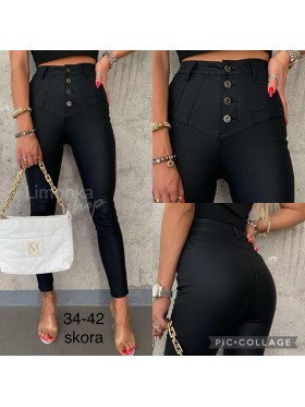 Spodnie skórzane damskie  , size 34-42, paczka 10szt ,