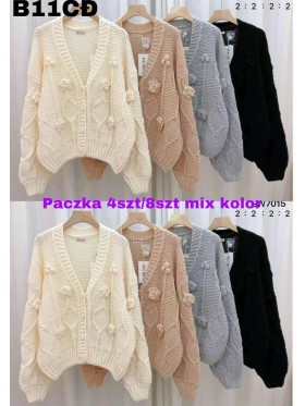 Swetry damskie Włoskie , Size uni, paczka 4szt, mix kolor