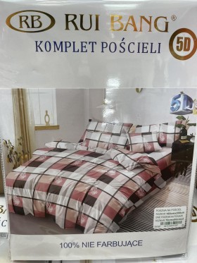 Komplet pościeli 100% satyna - bawełna 3Częściowy Rozmiar : 160/200