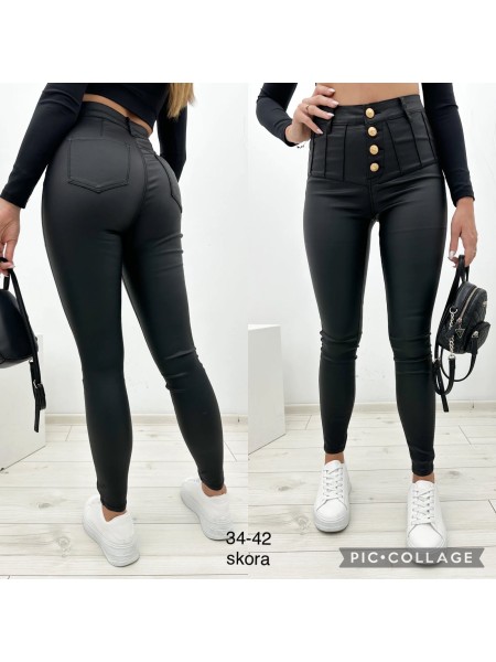 Spodnie skórzane damskie , Size 34-42, paczka 10szt