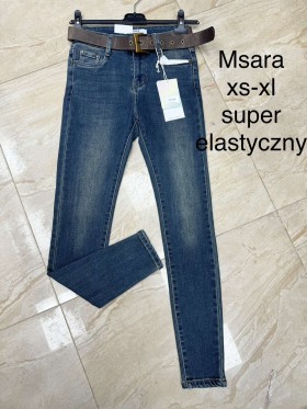 Spodnie  Jeansy  damskie M'sara , Size XS-XL, paczka 10szt,