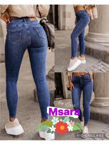 Spodnie  Jeansy  damskie M'sara , Size XS-XL, paczka 10szt,