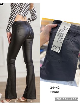 Spodnie skórzane  damskie  , Size 34-42, paczka 10szt,