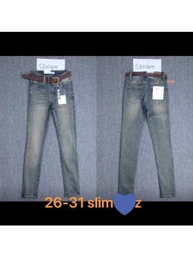 Spodnie  Jeansy  damskie M'sara , Size 26-31, paczka 10szt,