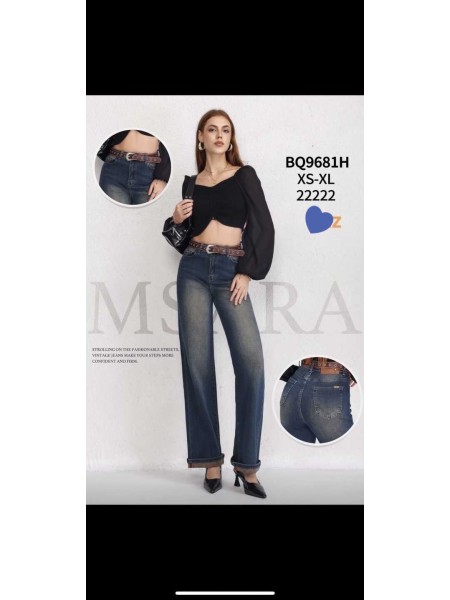 Spodnie  Jeansy  damskie M'sara , Size xs-xl, paczka 10szt,