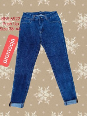 Spodnie Jeansy  damskie  , Size 38-46, paczka 10szt