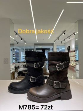 Buty Botki na koturnie Damskie (36-41, 12par)