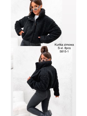 Kurtki Alpaka  damskie  , Size S-xL, paczka 8szt,1kolor