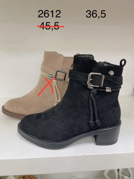 Buty Botki na koturnie Damskie (36-41, 12par)