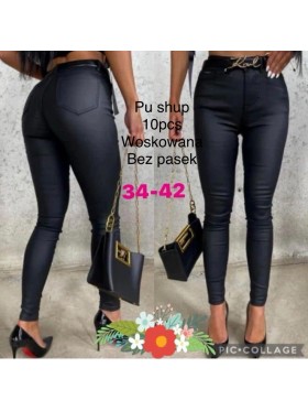 Spodnie skórzane  damskie  , Size 34-42, paczka 10szt,