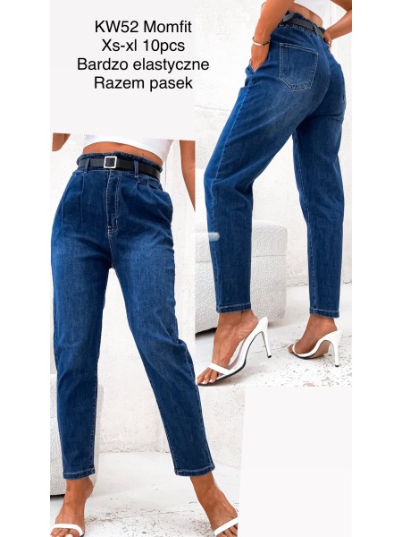 Spodnie Jeansy  damskie  , Size XS-XL, paczka 10szt,