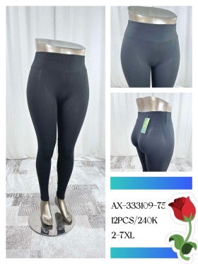 Legginsy damskie , size 2-7xl, paczka 12szt ,1kolor