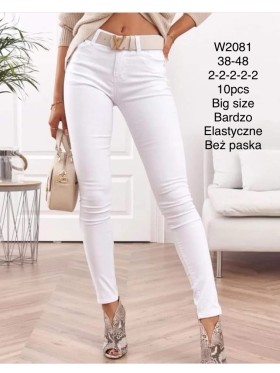 Spodnie Jeansy  damskie  , BigSize 38-48, paczka 10szt,