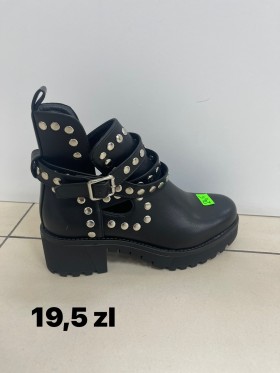 Buty Botki na koturnie Damskie (36-41, 12par)