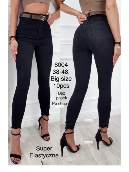 Spodnie Jeansy  damskie  , BigSize 38-48, paczka 10szt,