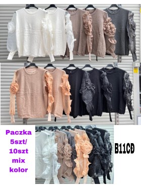 Swetry damskie Włoskie , Size uni,paczka 5szt,mix kolor