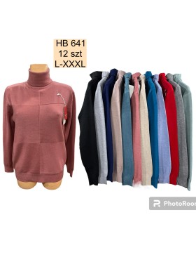 Swetry damskie Polskie, Size l-3xl, paczka 12szt mix kolor