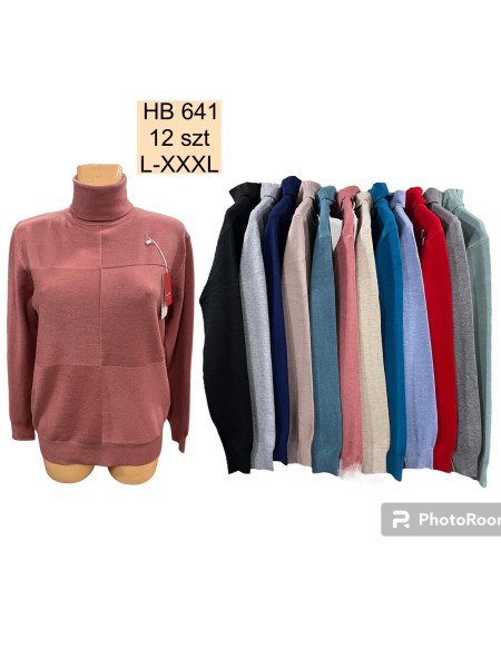 Swetry damskie Polskie, Size l-3xl, paczka 12szt mix kolor