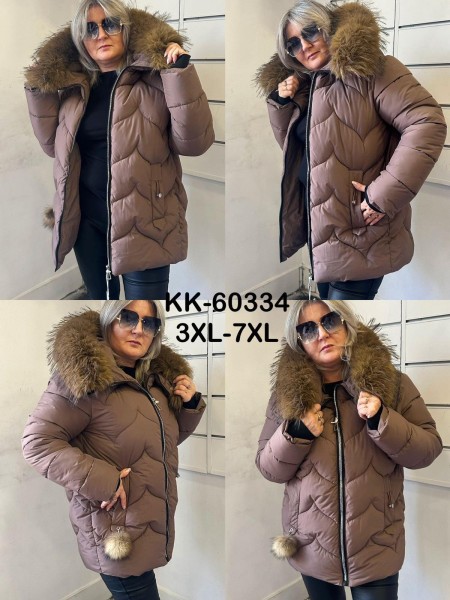 Kurtki damskie  , Size 3xl-7xl ,paczka 5szt,1 kolor