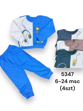 Komplet Dzieciece 6-24M paczka 4szt 1 kolor