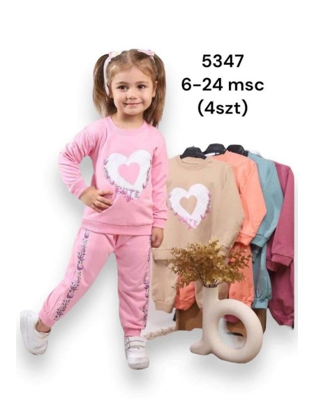 Komplet Dzieciece 6-24M paczka 4szt 1 kolor