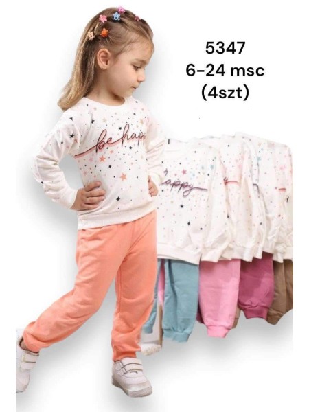 Komplet Dzieciece 6-24M paczka 4szt 1 kolor