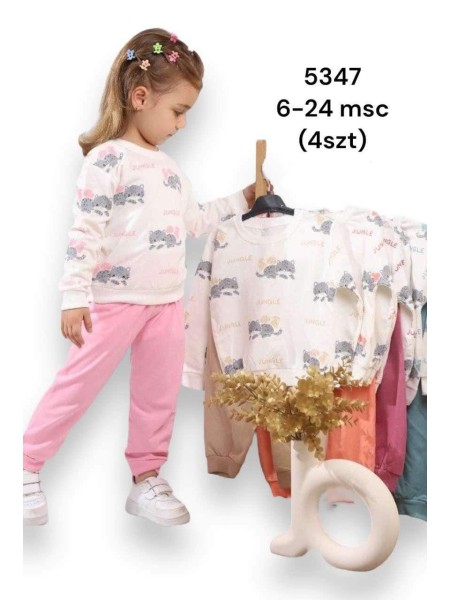 Komplet Dzieciece 6-24M paczka 4szt 1 kolor