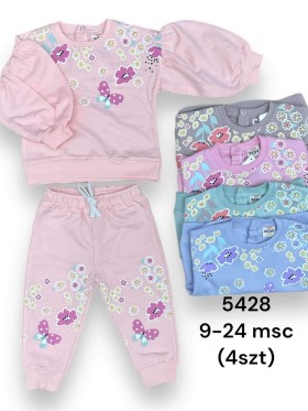 Komplet Dzieciece 6-24M paczka 4szt 1 kolor