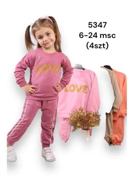 Komplet Dzieciece 6-24M paczka 4szt 1 kolor