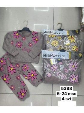 Komplet Dzieciece 6-24M paczka 4szt 1 kolor