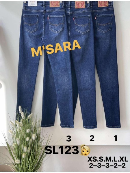 Spodnie  Jeansy damskie M'sara , Size xs-xl, paczka 10szt,