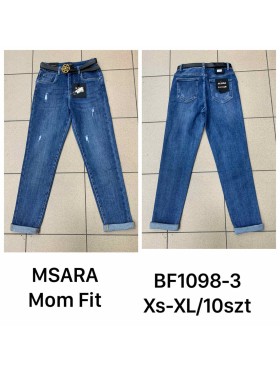 Spodnie  Jeansy damskie M'sara , Size xs-xl, paczka 10szt,